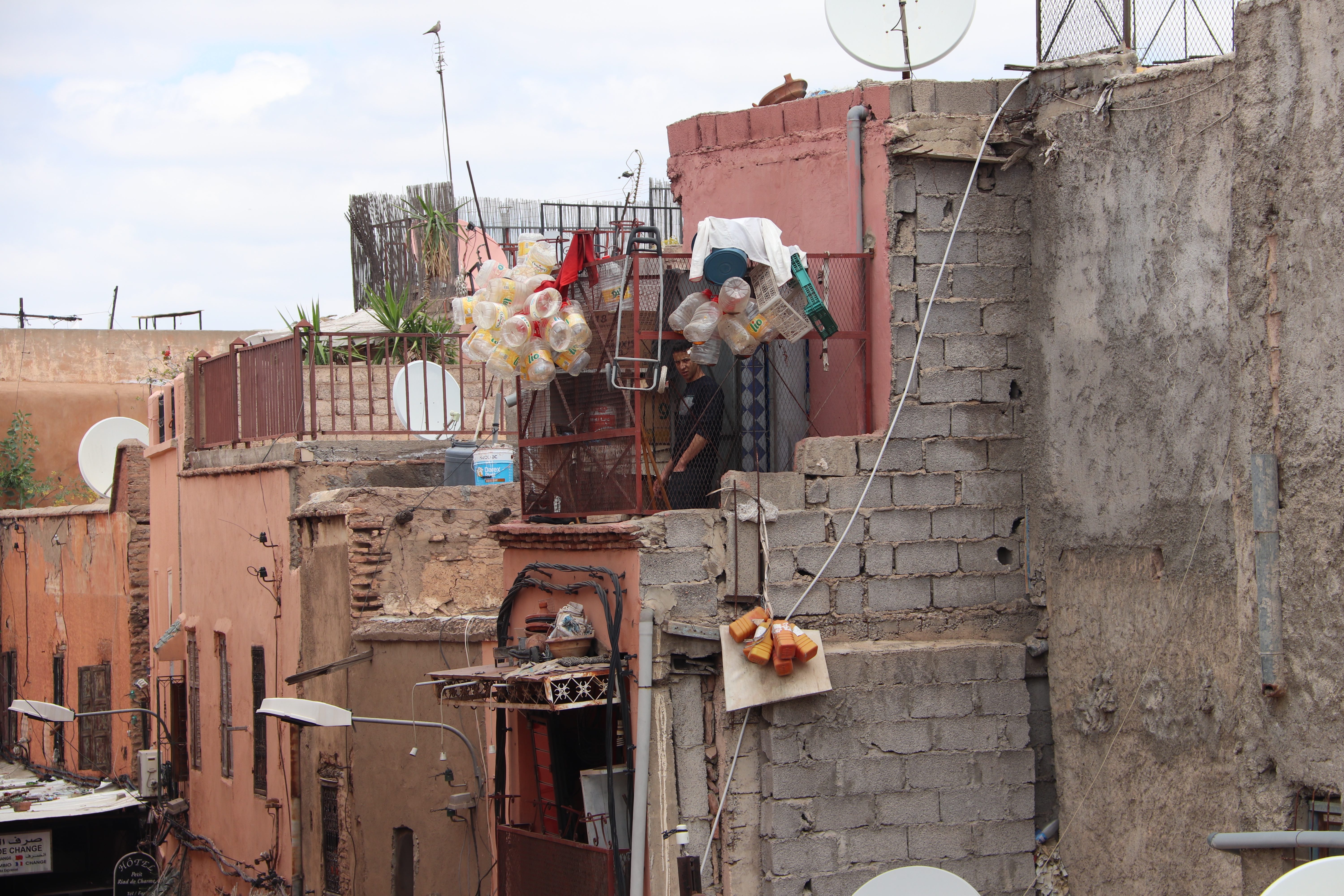 Morocco 2018 - Medina Rooftops and Balcony