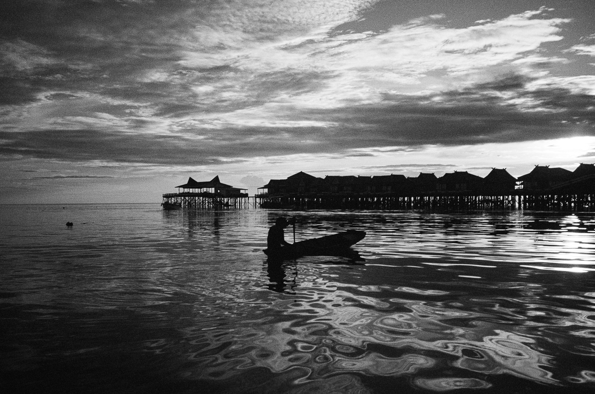 People of the Sea - Silhouette at Dusk