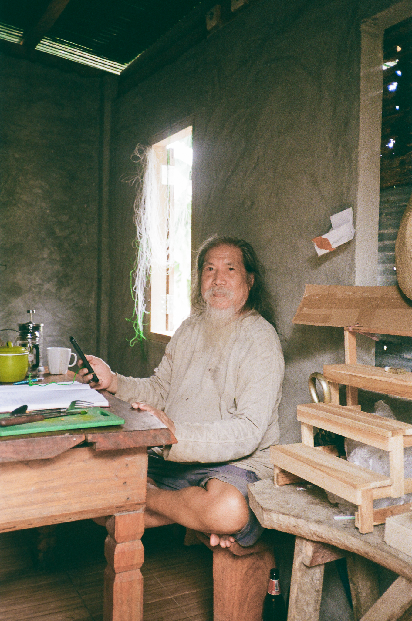 Golden moments in Thailand - Elderly Man in Home