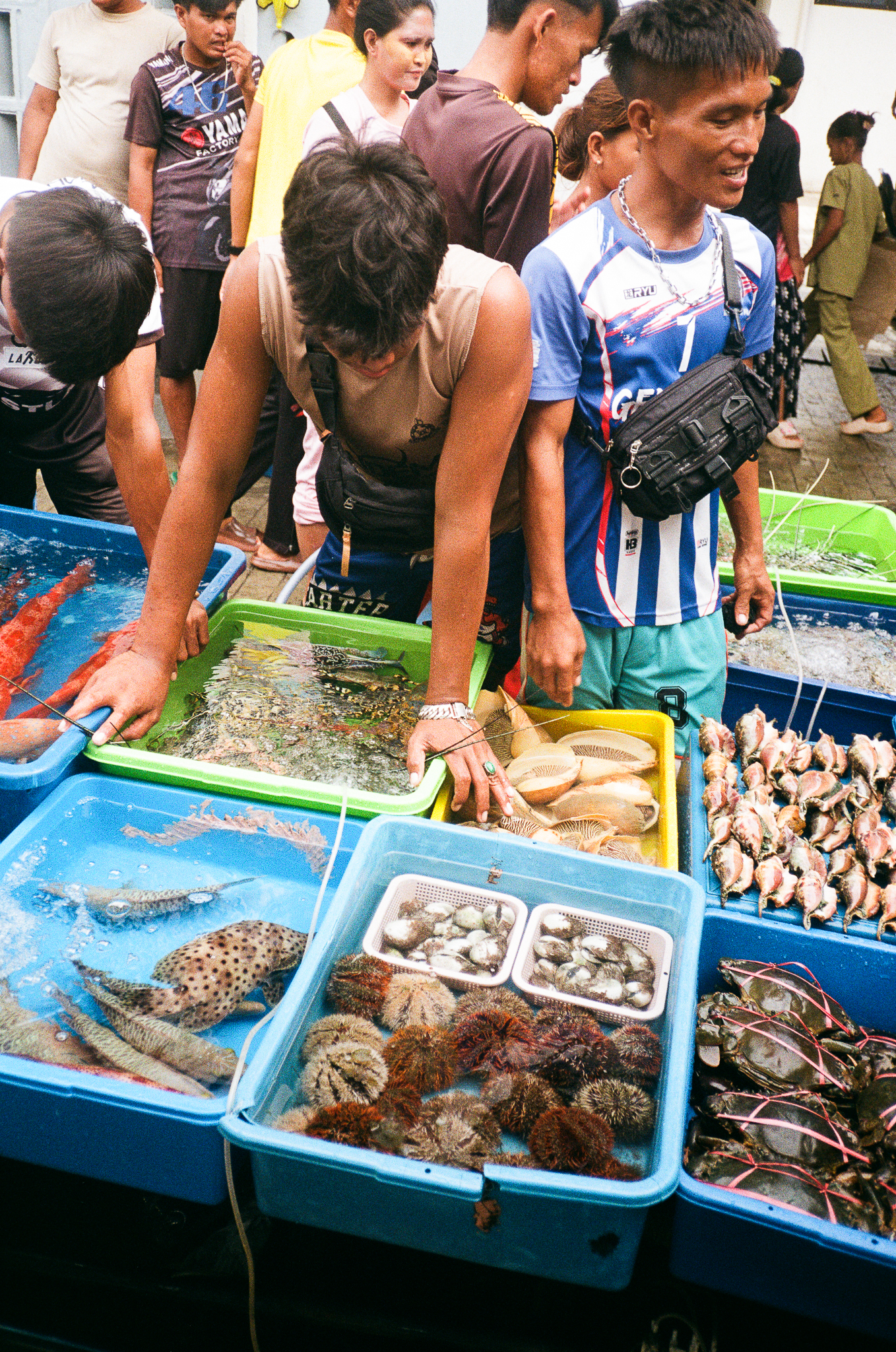 People of the Sea - Young Men at Market