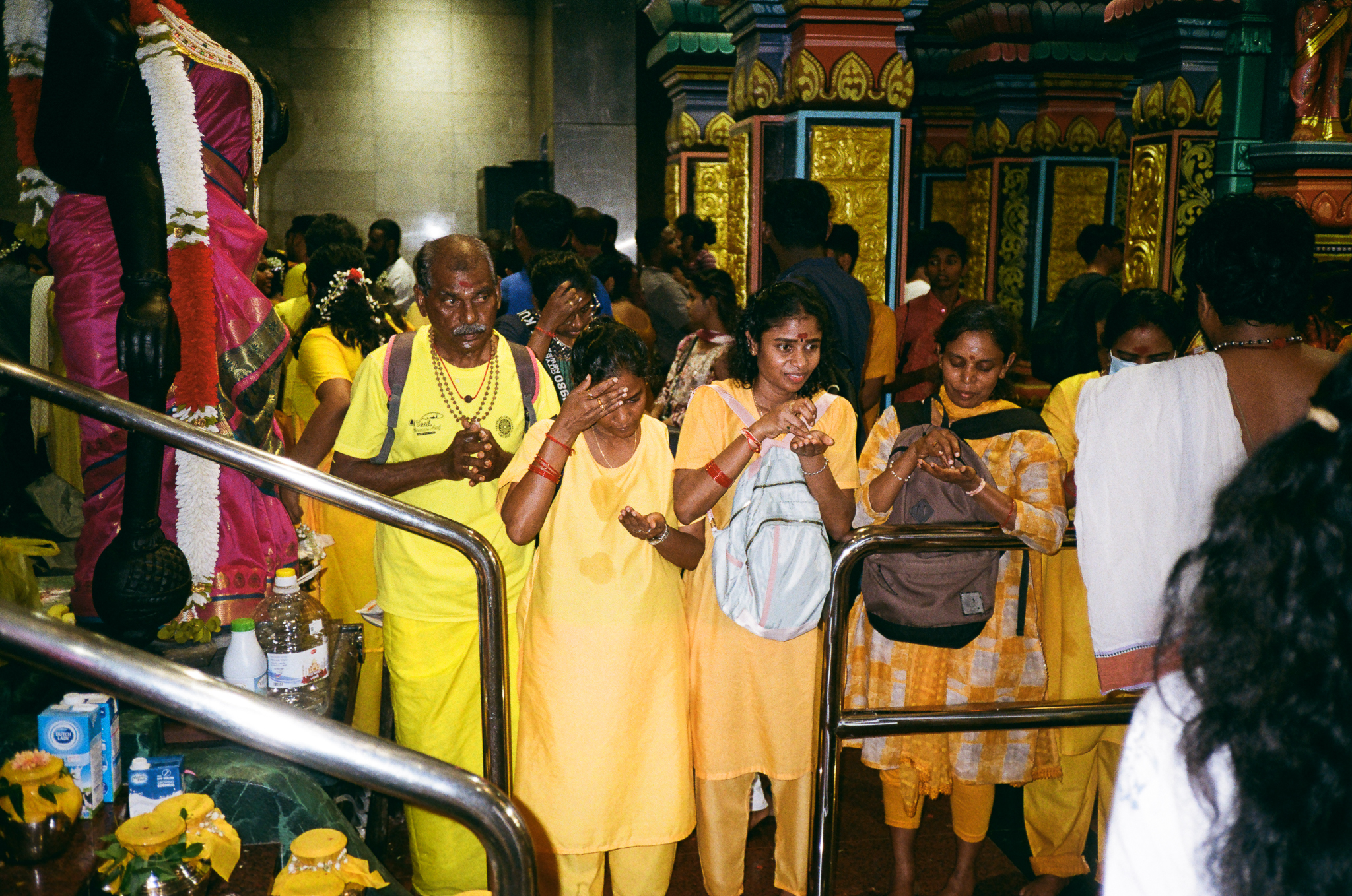 Thaipusam Devotees Praying