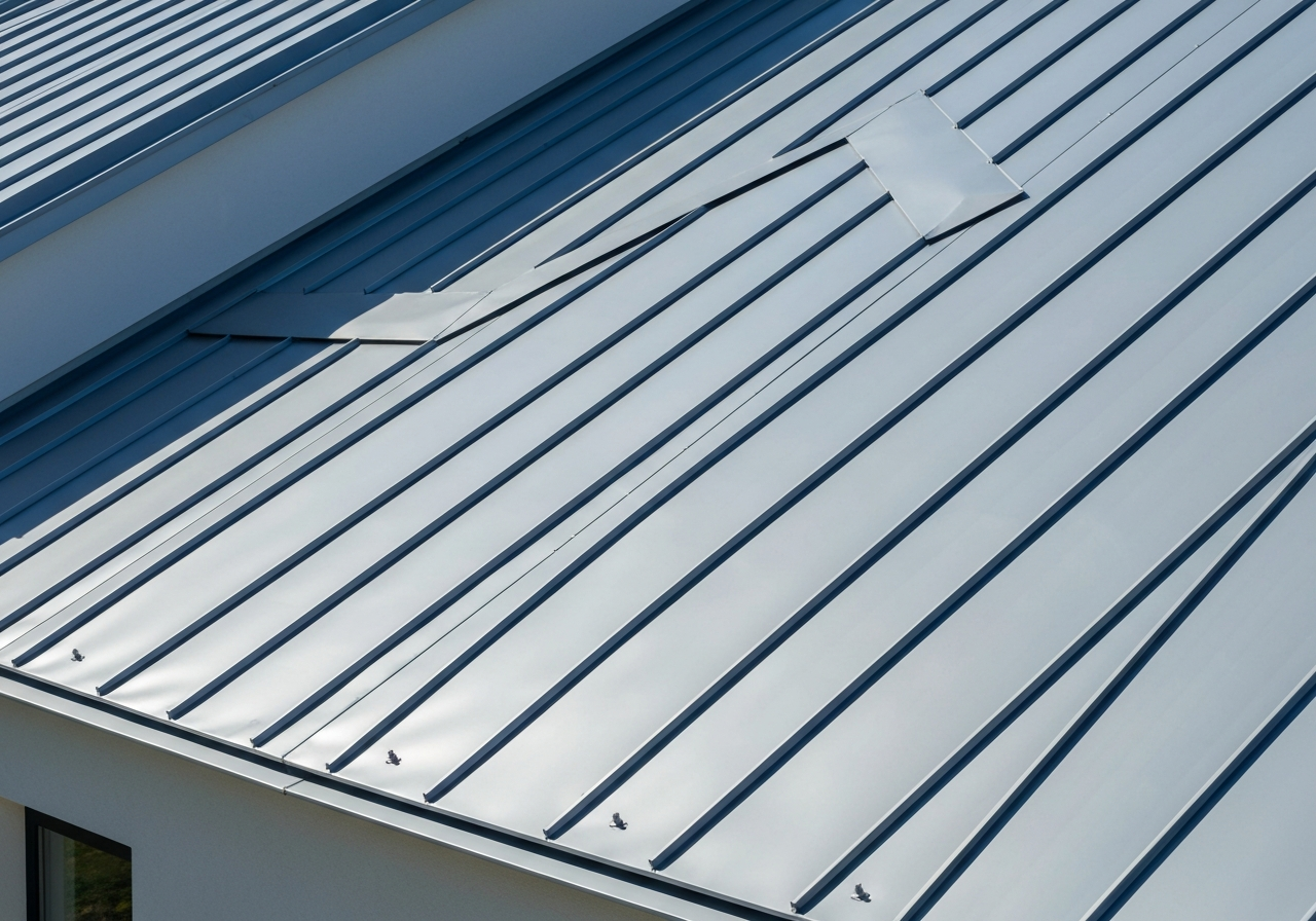 Durable standing seam metal roofing system for St. Augustine Florida coastal homes