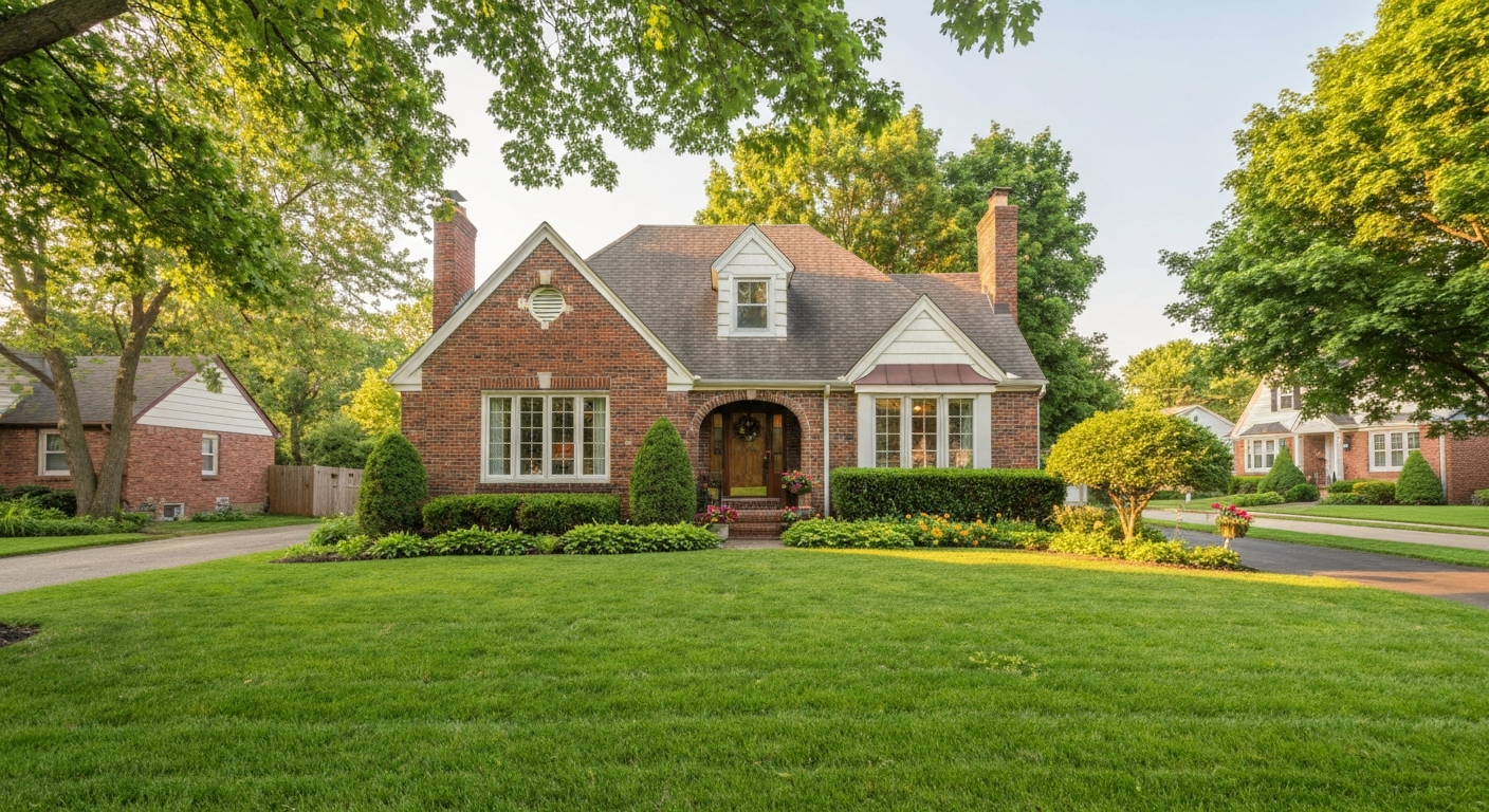 Beautiful brick ranch house co-living space