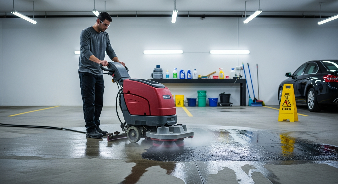 Garage Floor Cleaning service image