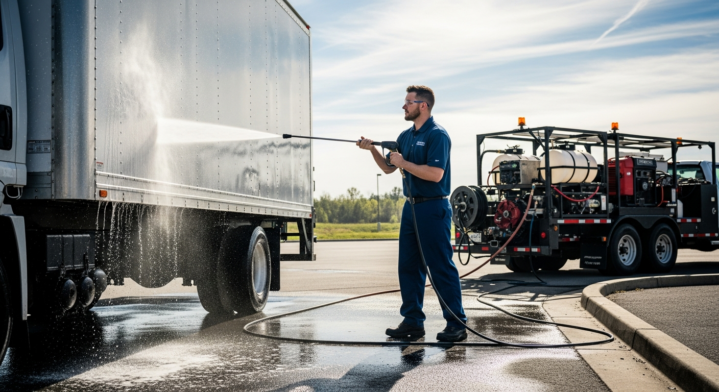 Commercial Fleet Washing service image