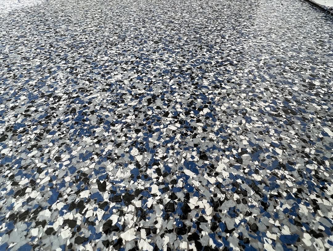 Polyaspartic Full Flake - Blue Blend