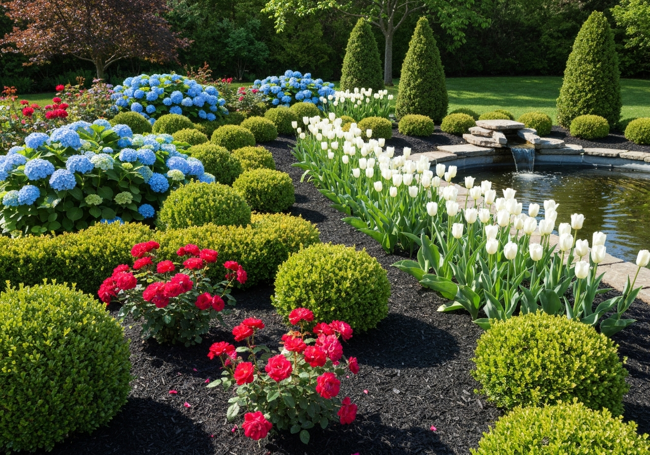 Beautiful landscaping by AFA Lawncare