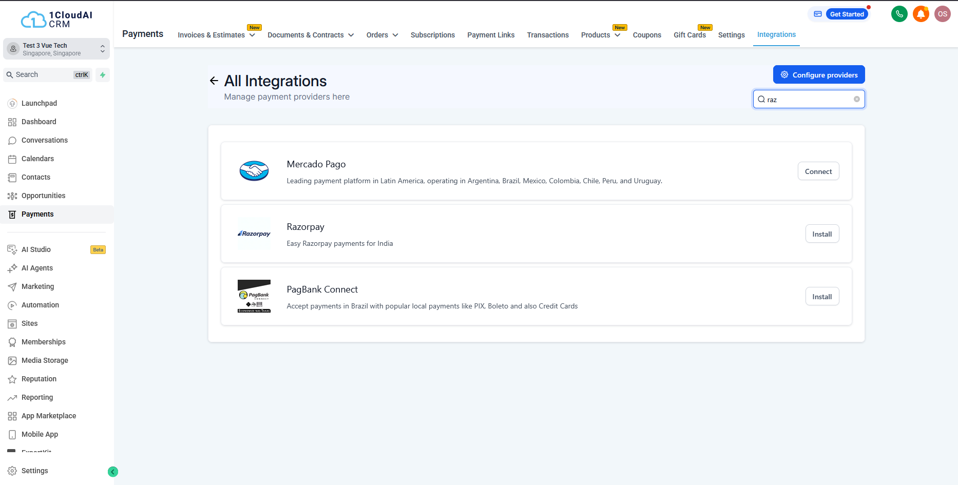App Marketplace