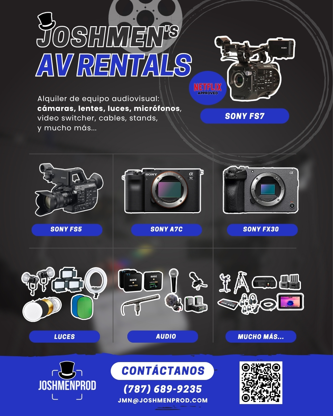 Joshmen's AV Rentals Equipment