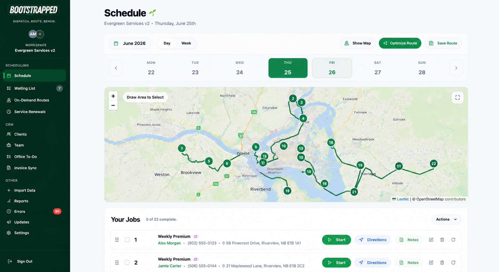 Optimize your route