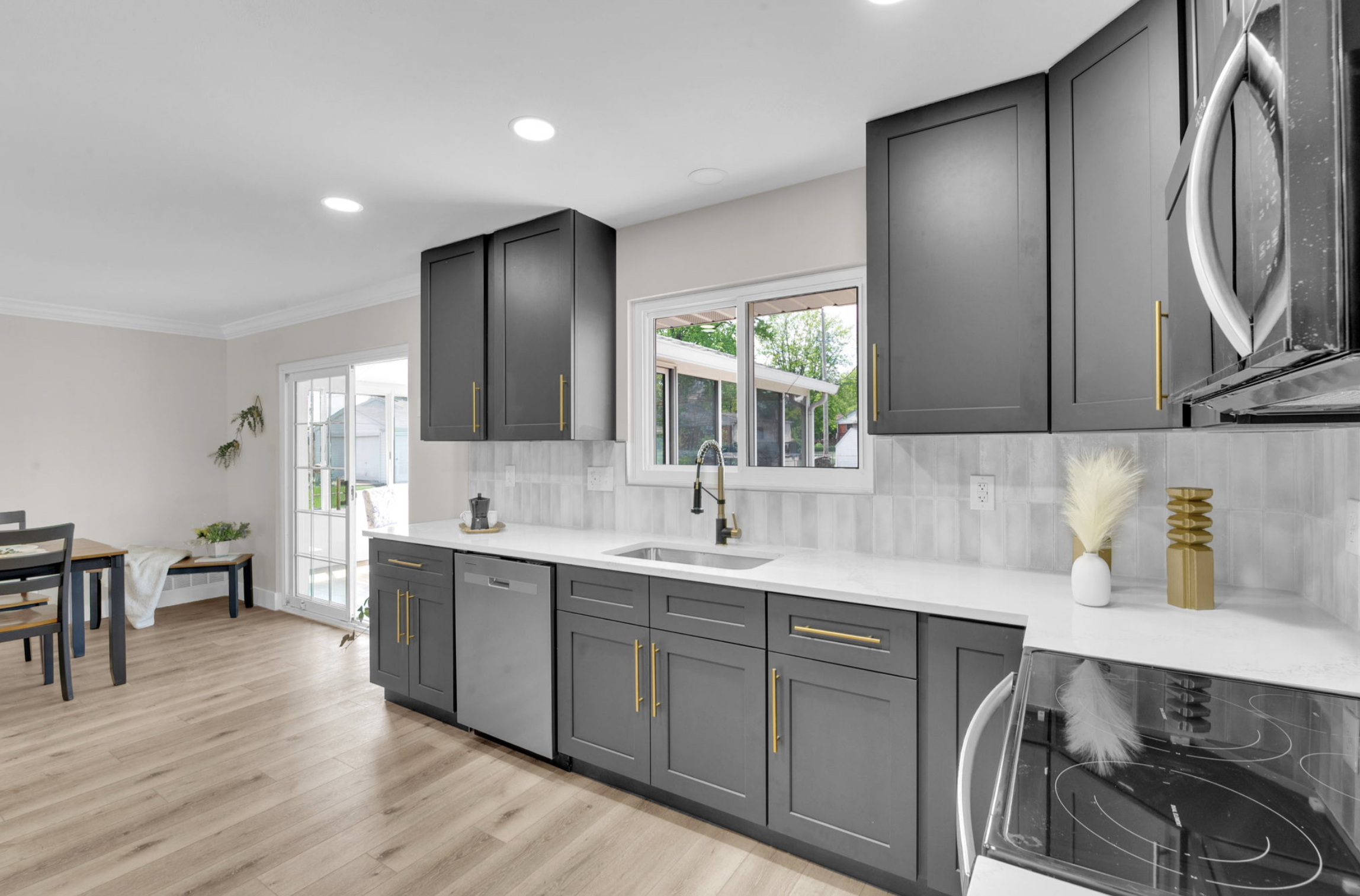 Beautifully renovated kitchen interior