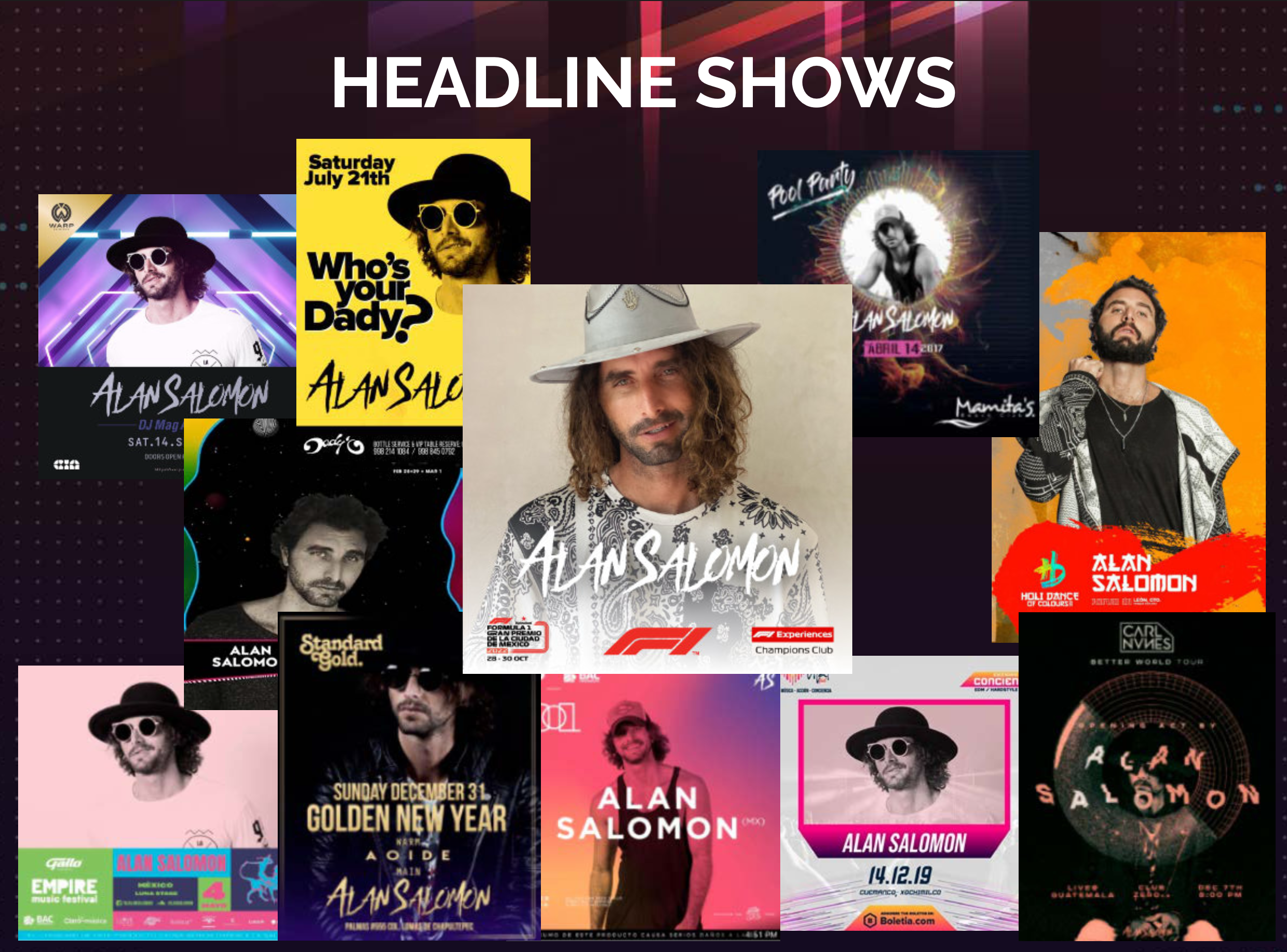 Headline Shows Collage