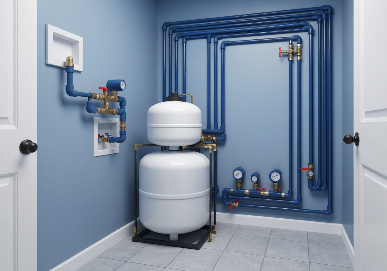 Water softener system installed by Calgary plumber
