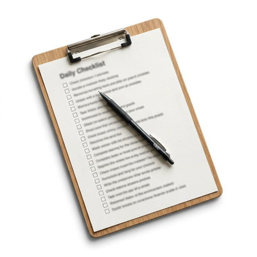 Tech Solution Checklist Mockup