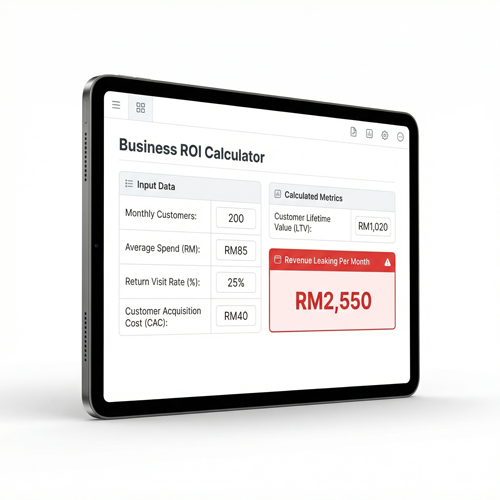 Revenue Opportunity Calculator Mockup