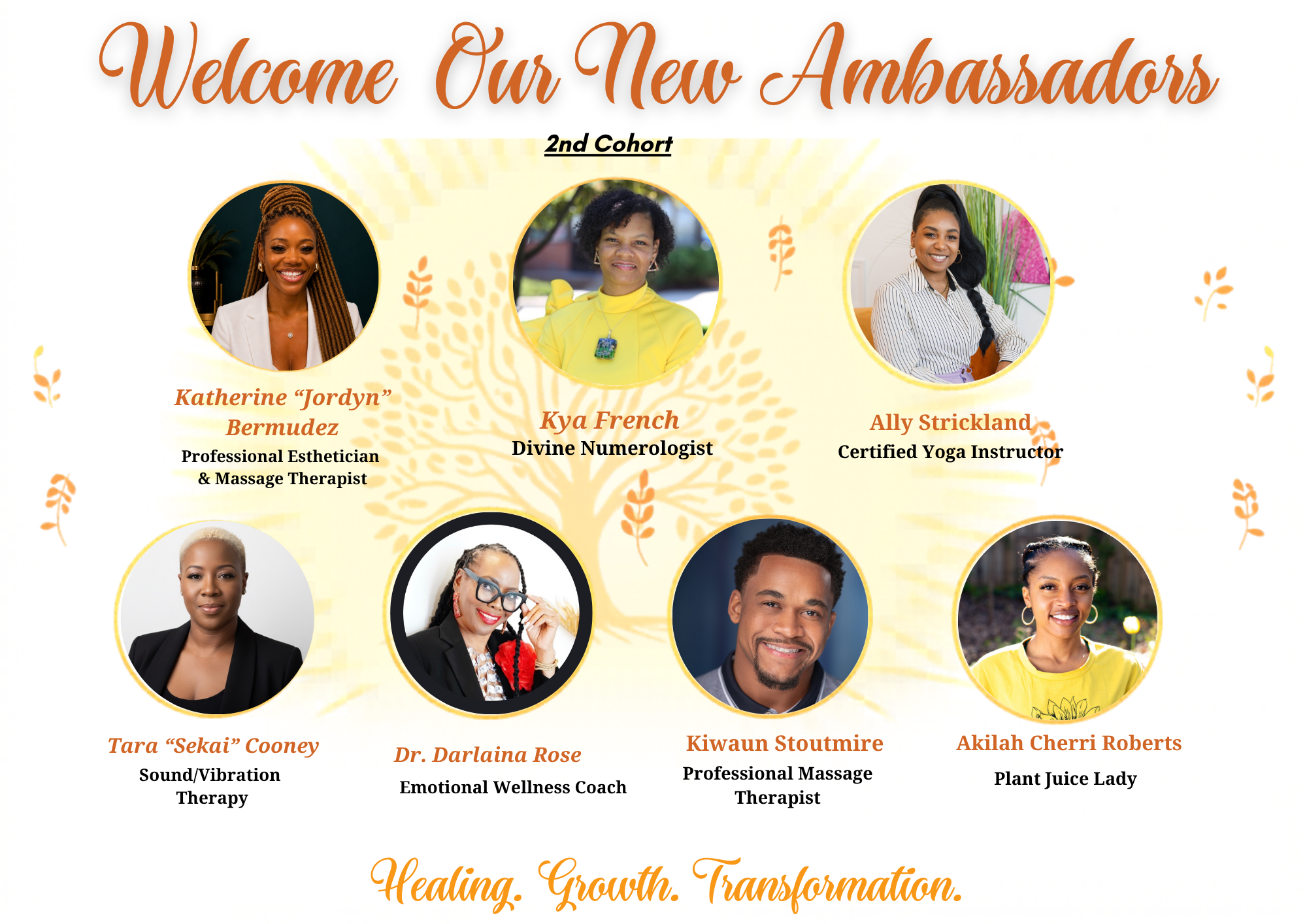 Welcome Our New Ambassadors