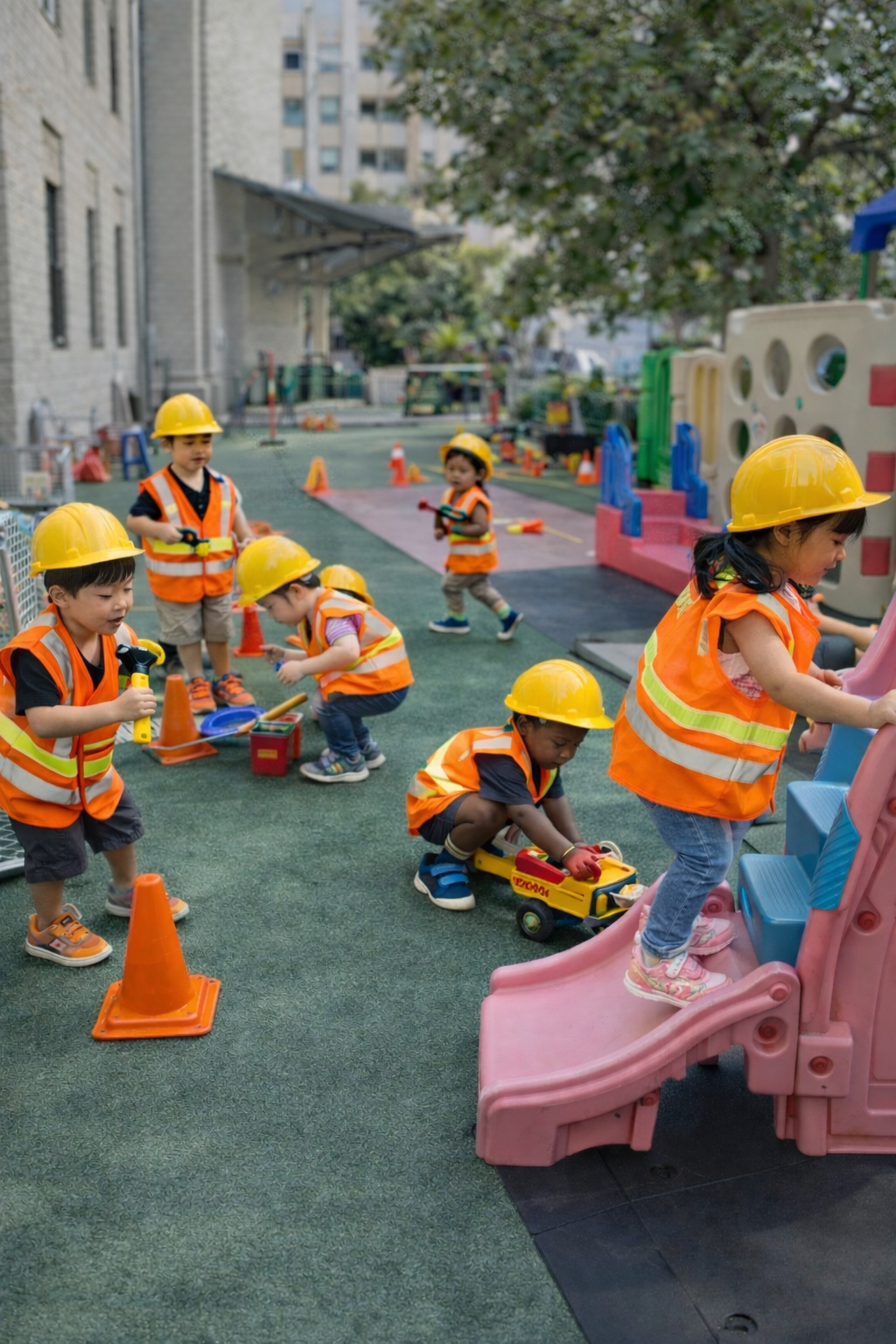 Toddlers in circle time at Agape Christian Preschool early learning program