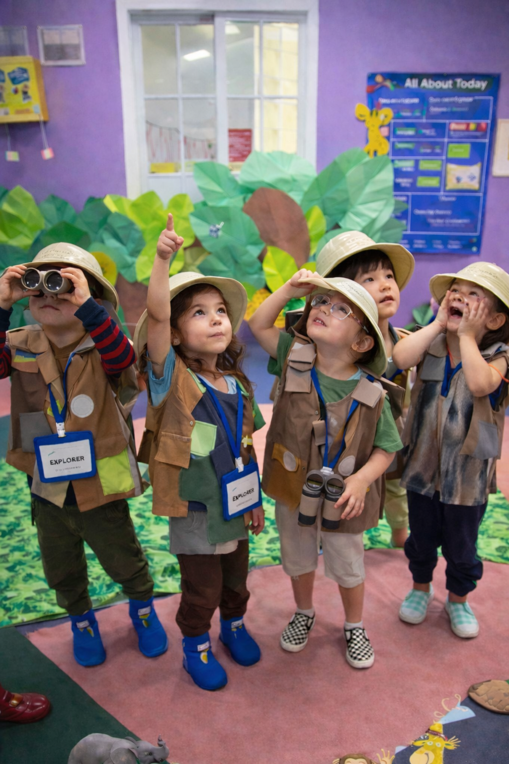 Early childhood education activities at Agape Christian Preschool Los Angeles