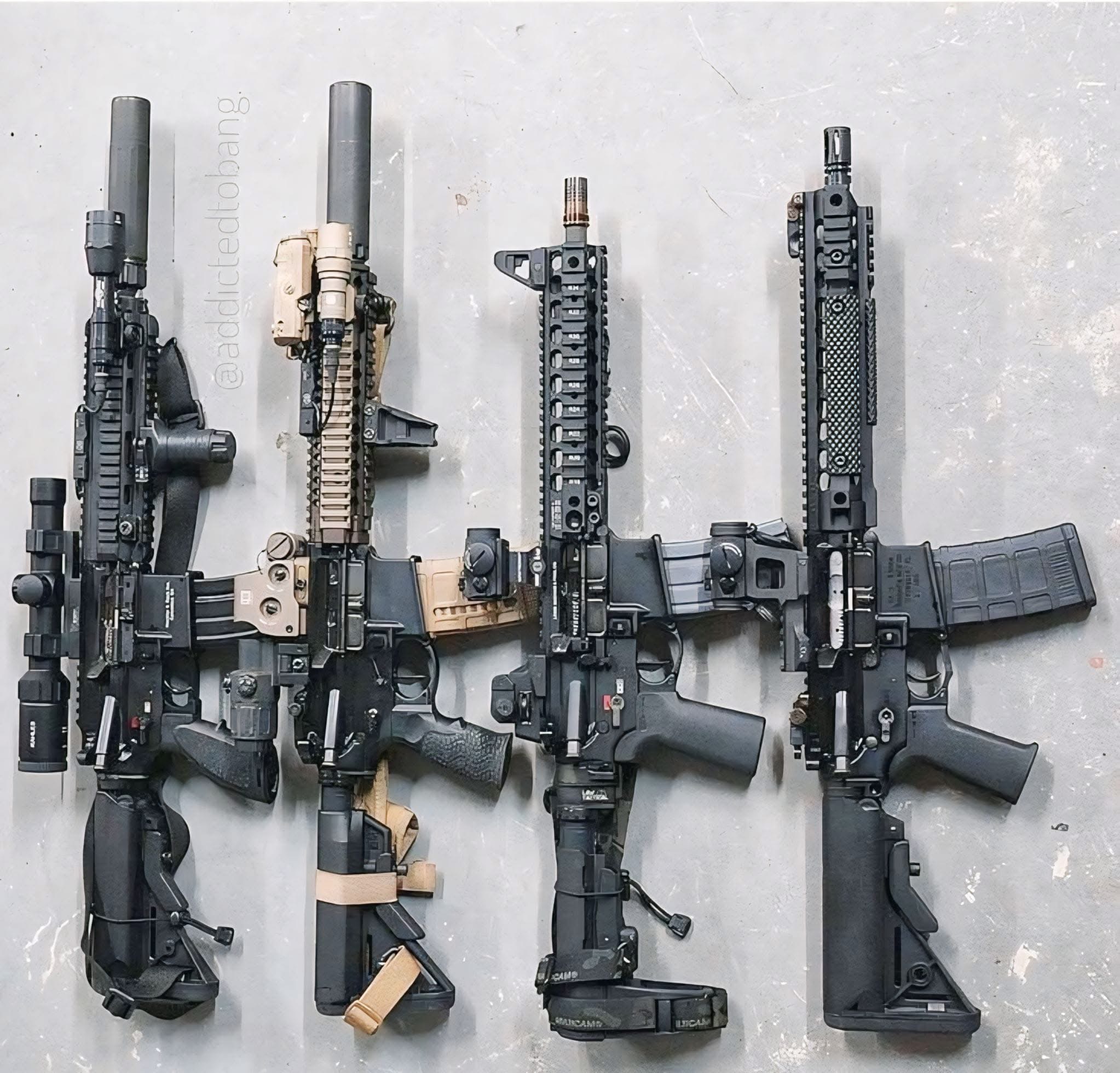 Tactical Rifles Rack