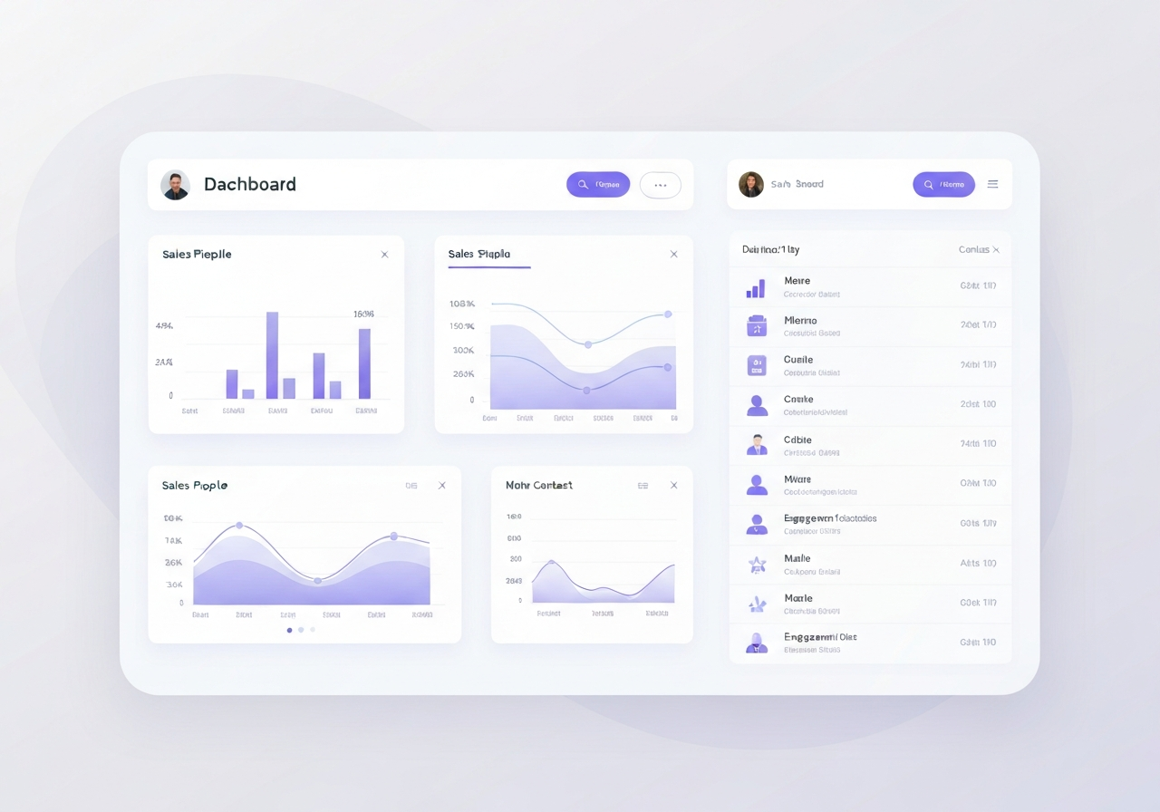 CRM & Pipeline Management Interface