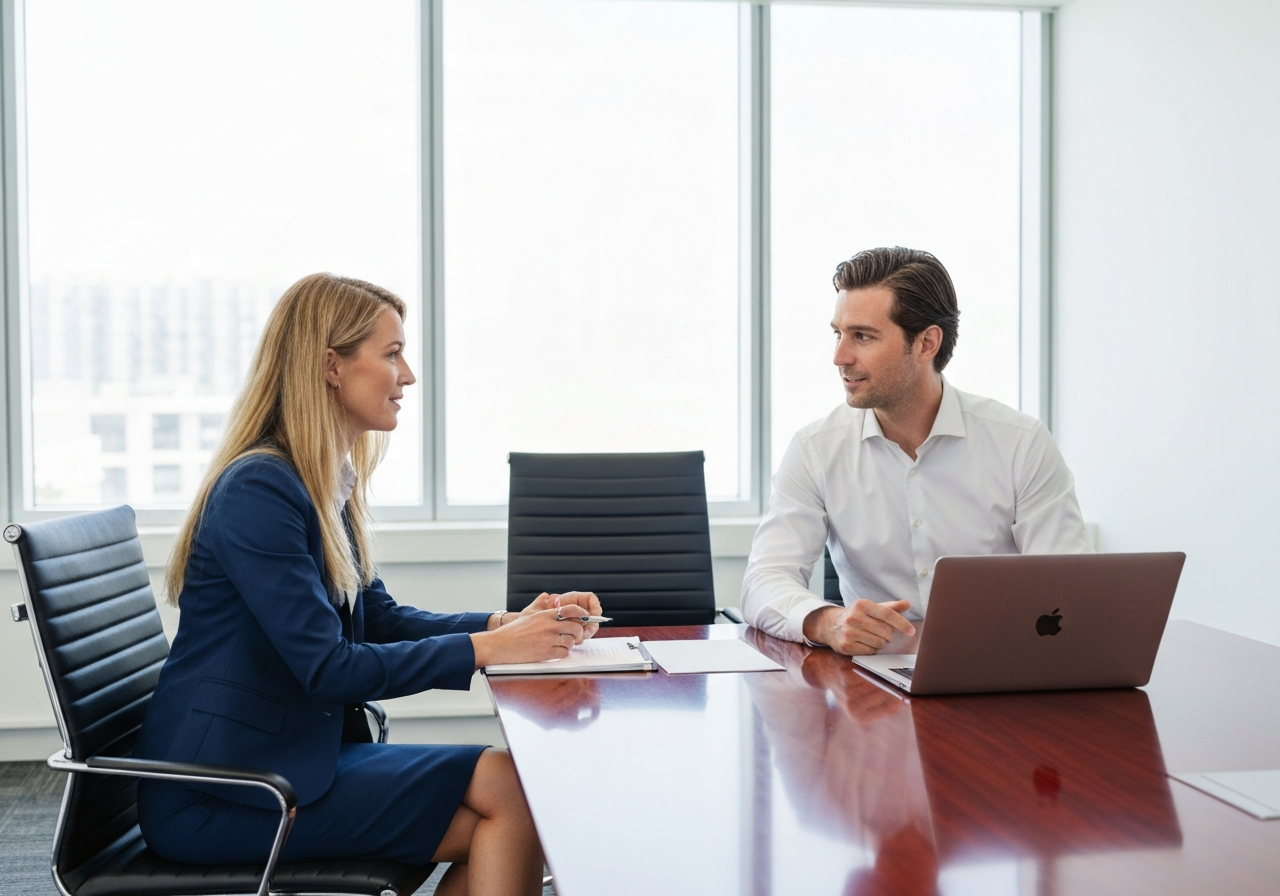 Professional business meeting