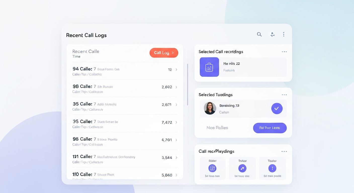 Call Tracking & Recording Interface