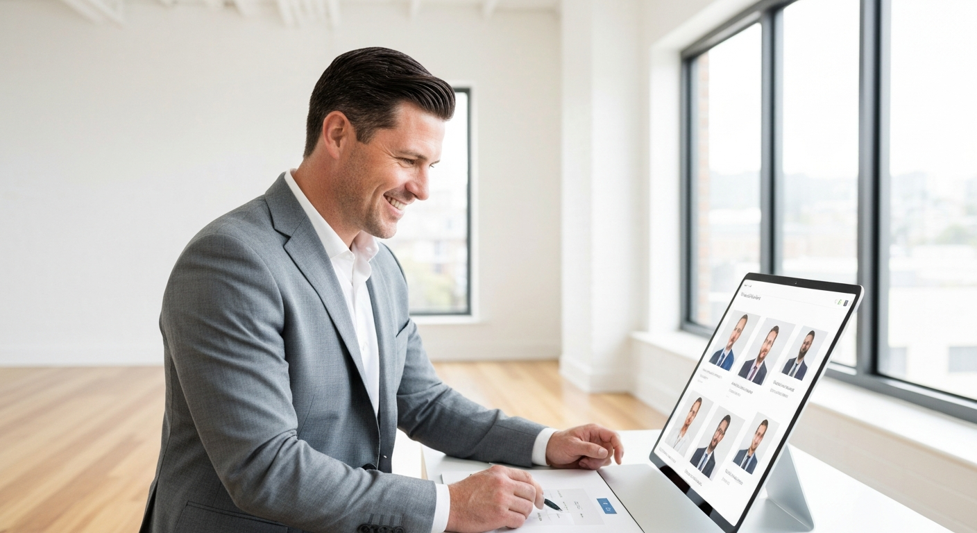Recruitment Consultant using OmniSAM Dashboard