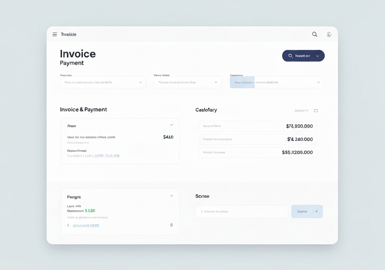 Payments & Invoicing Interface