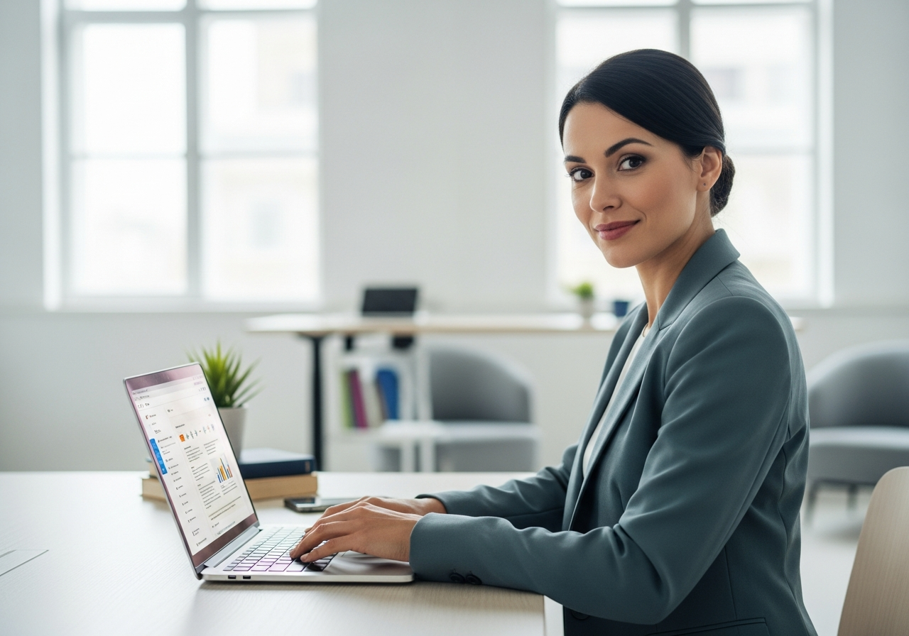 Female Australian Business Owner using OmniSAM