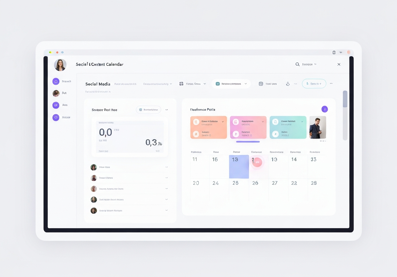 Social Media Scheduling Interface