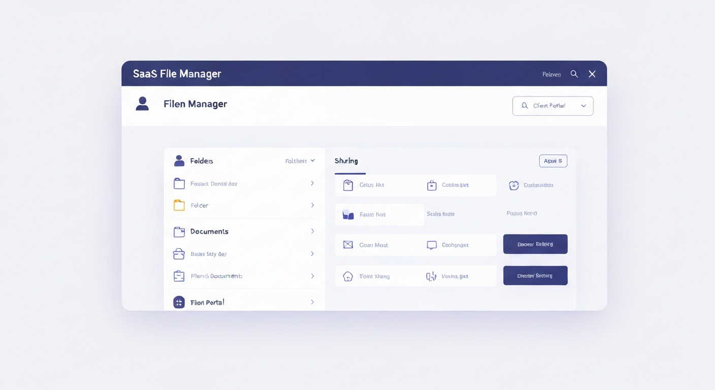 Document Storage & Sharing Interface