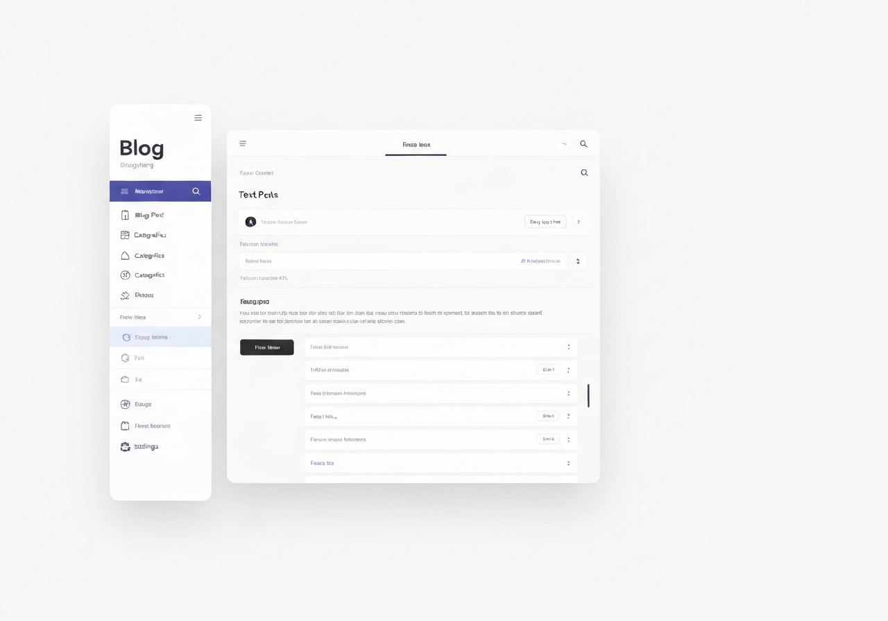Blog Builder Interface