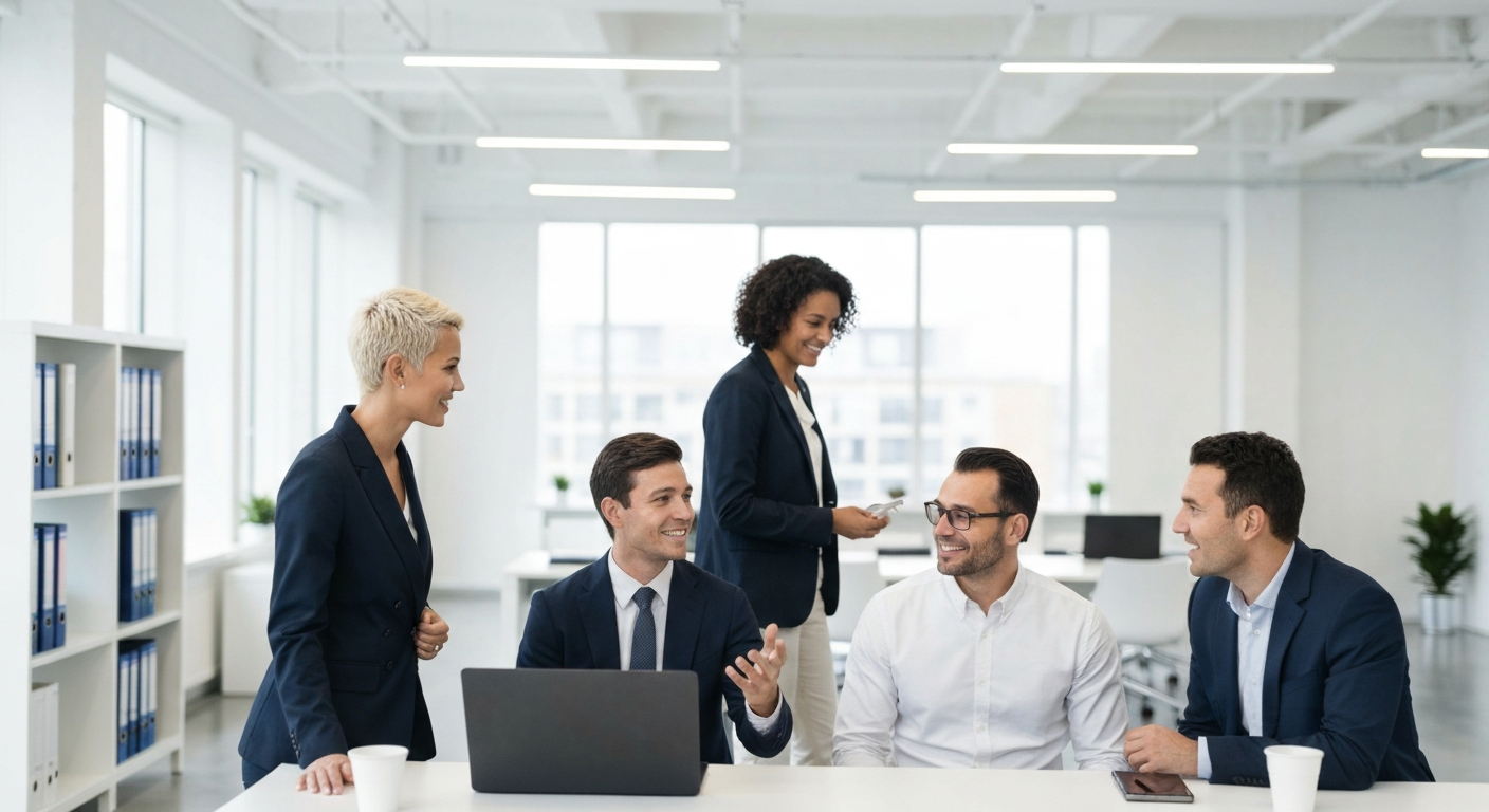 B2B Professionals in a meeting