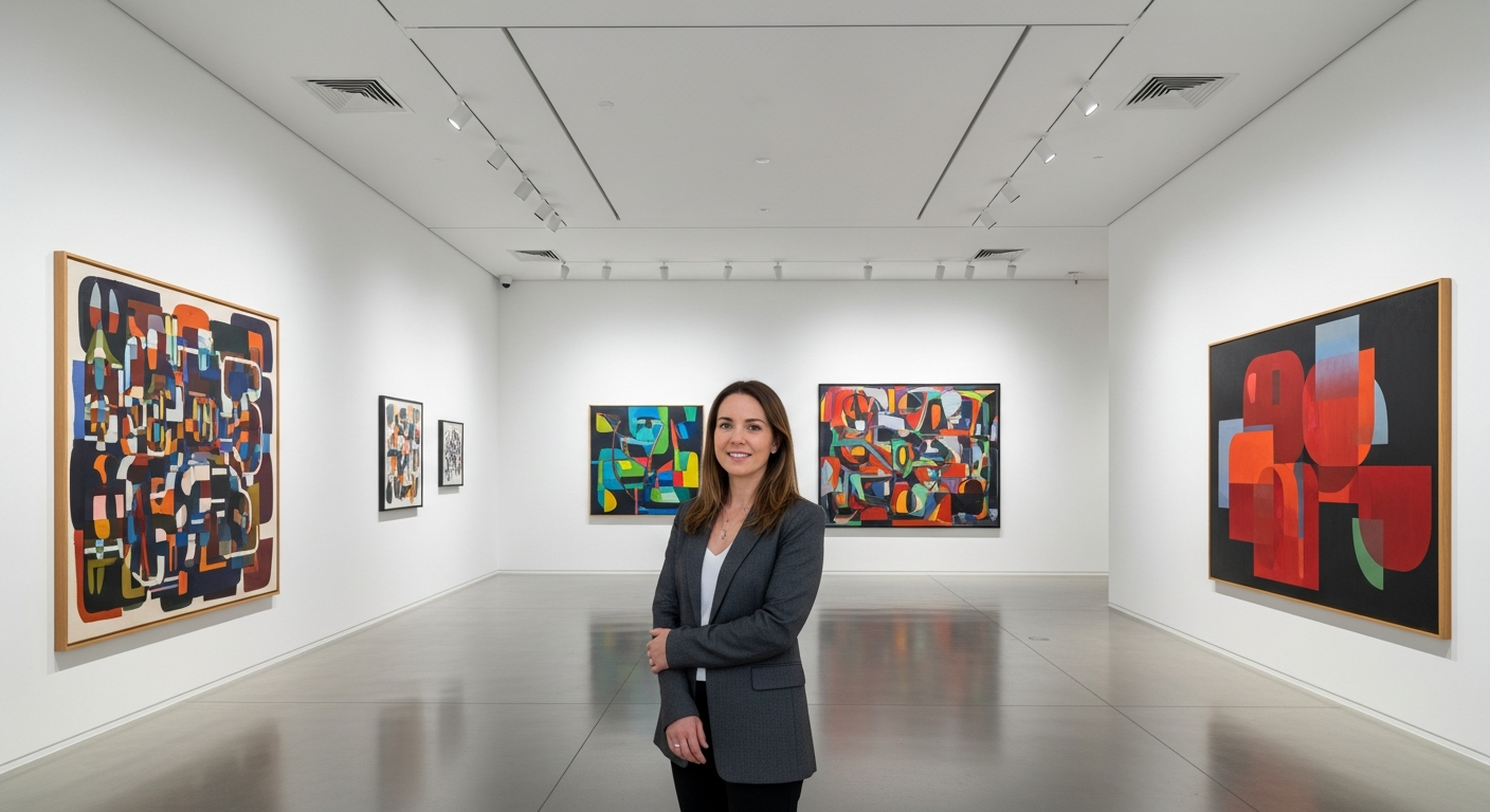 Art gallery exhibition space