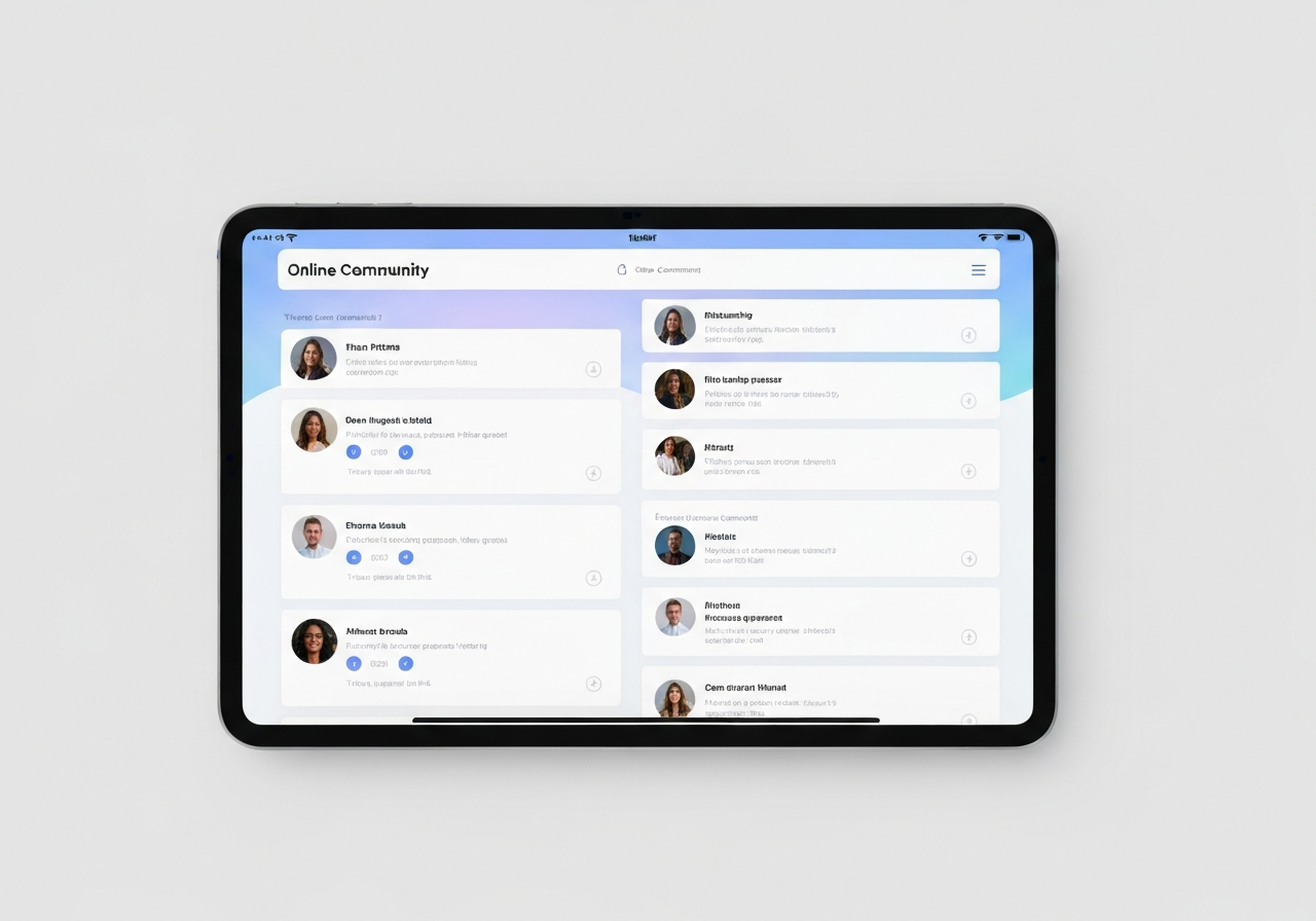 Online community platform