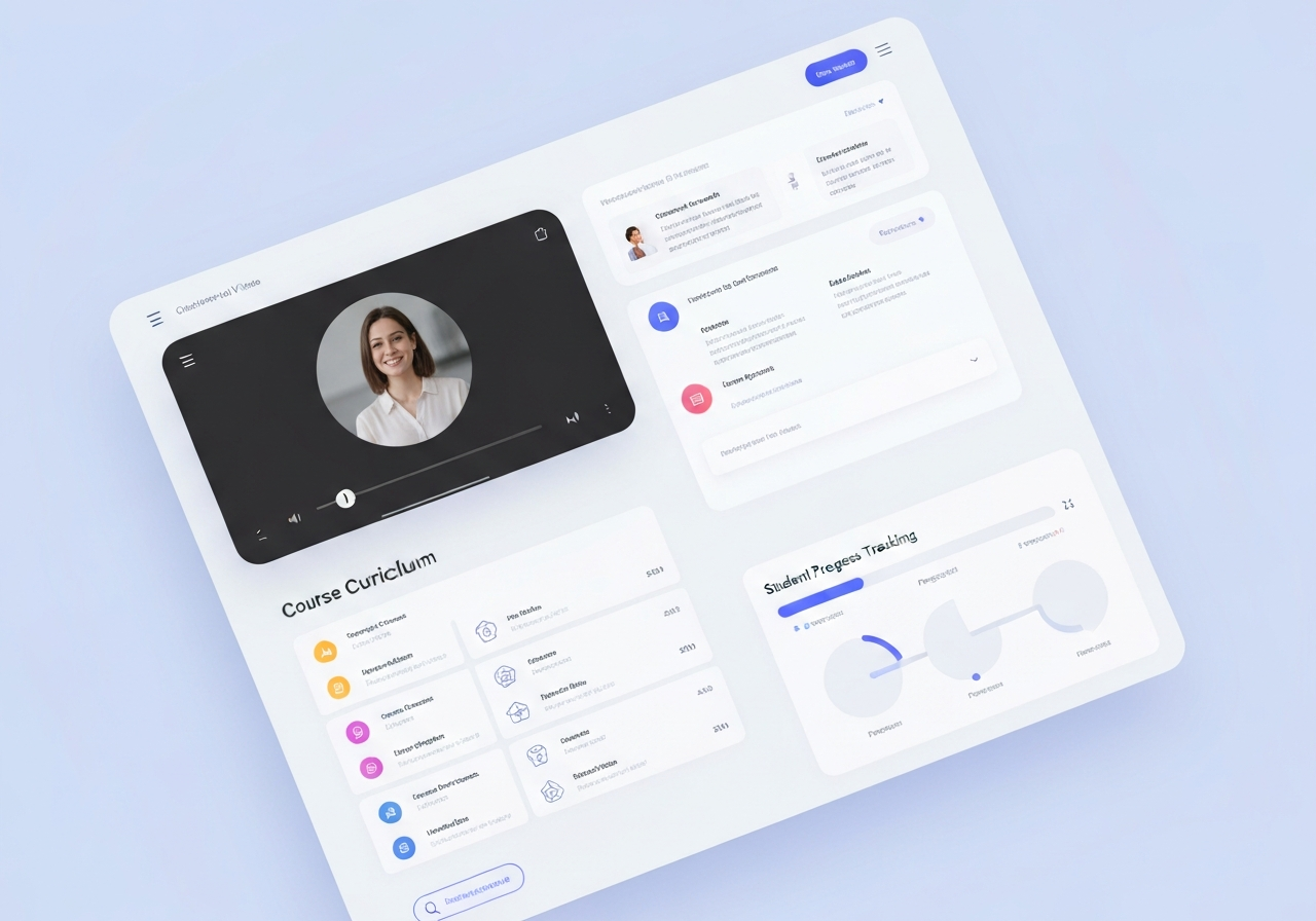 Courses & Memberships Interface