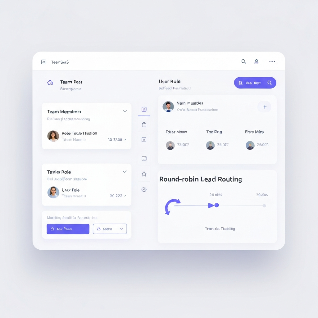 Team Management & Roles Interface