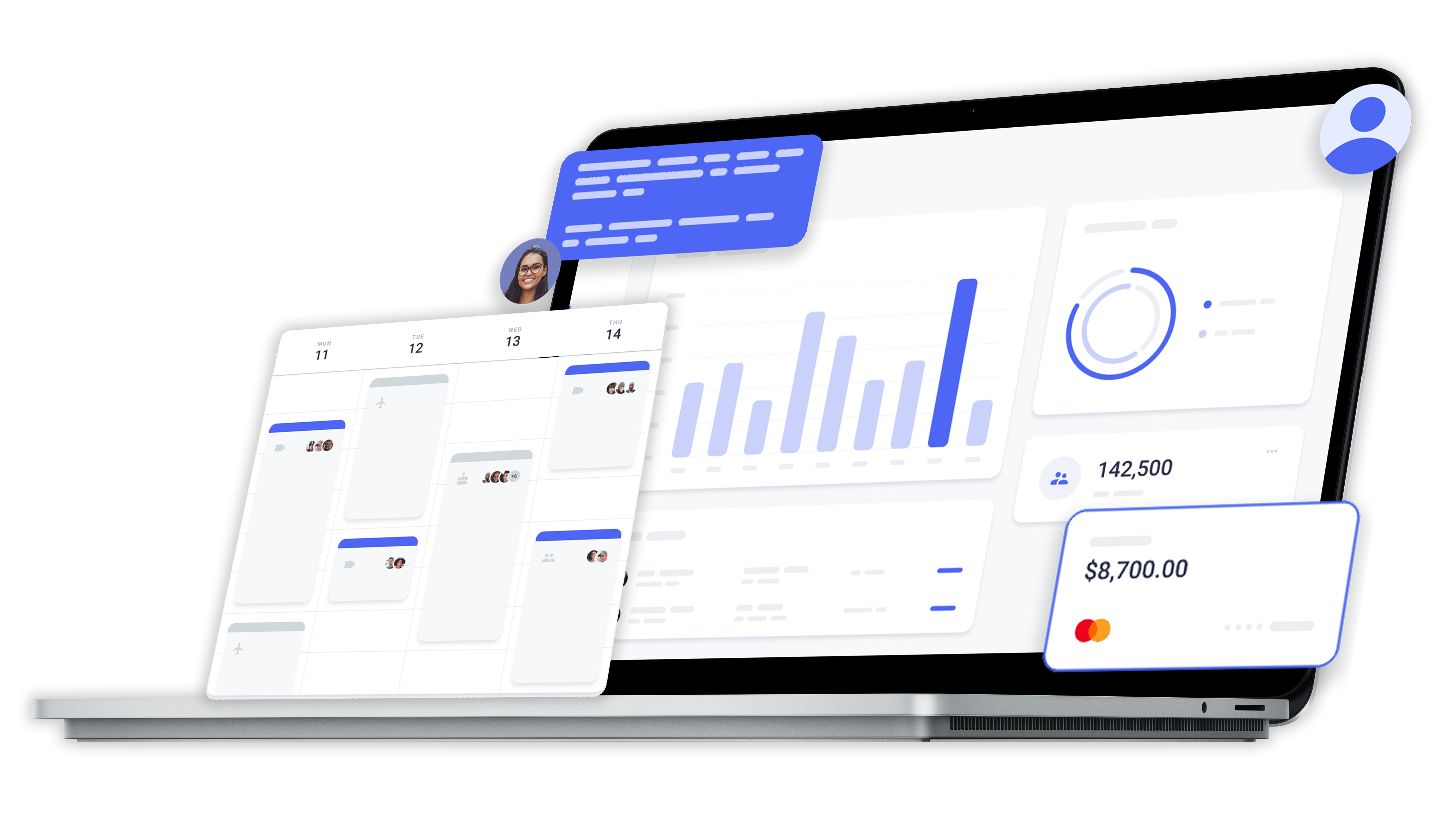 Marketing and Sales Platform Dashboard Mockup
