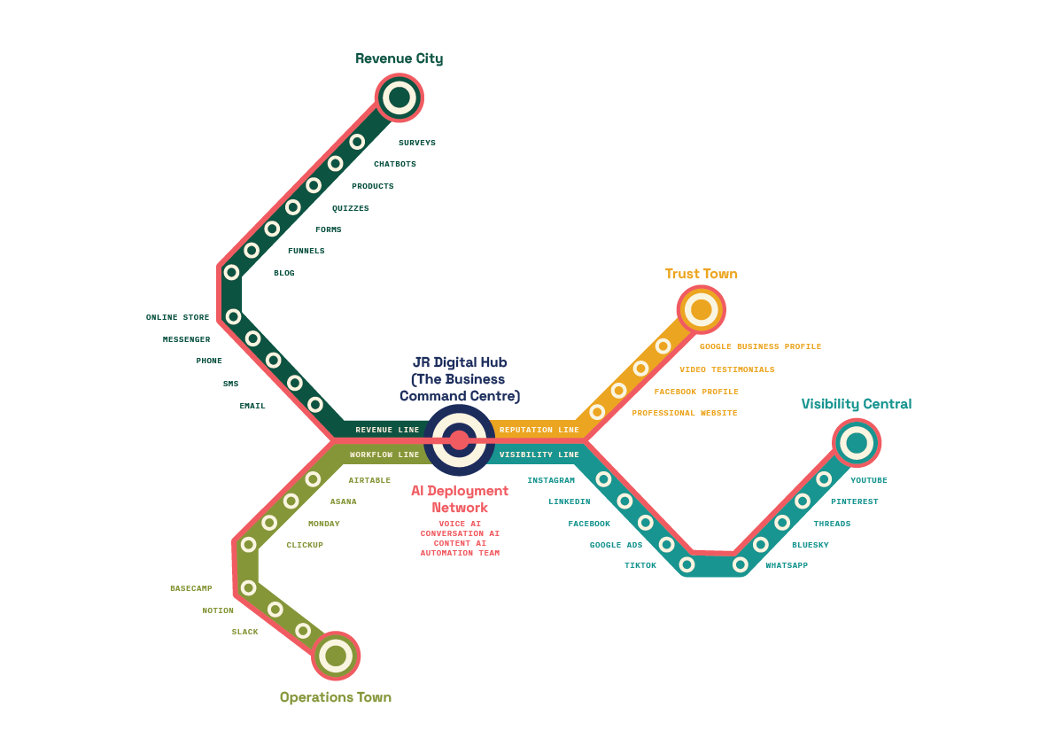 JR Digital Services Map