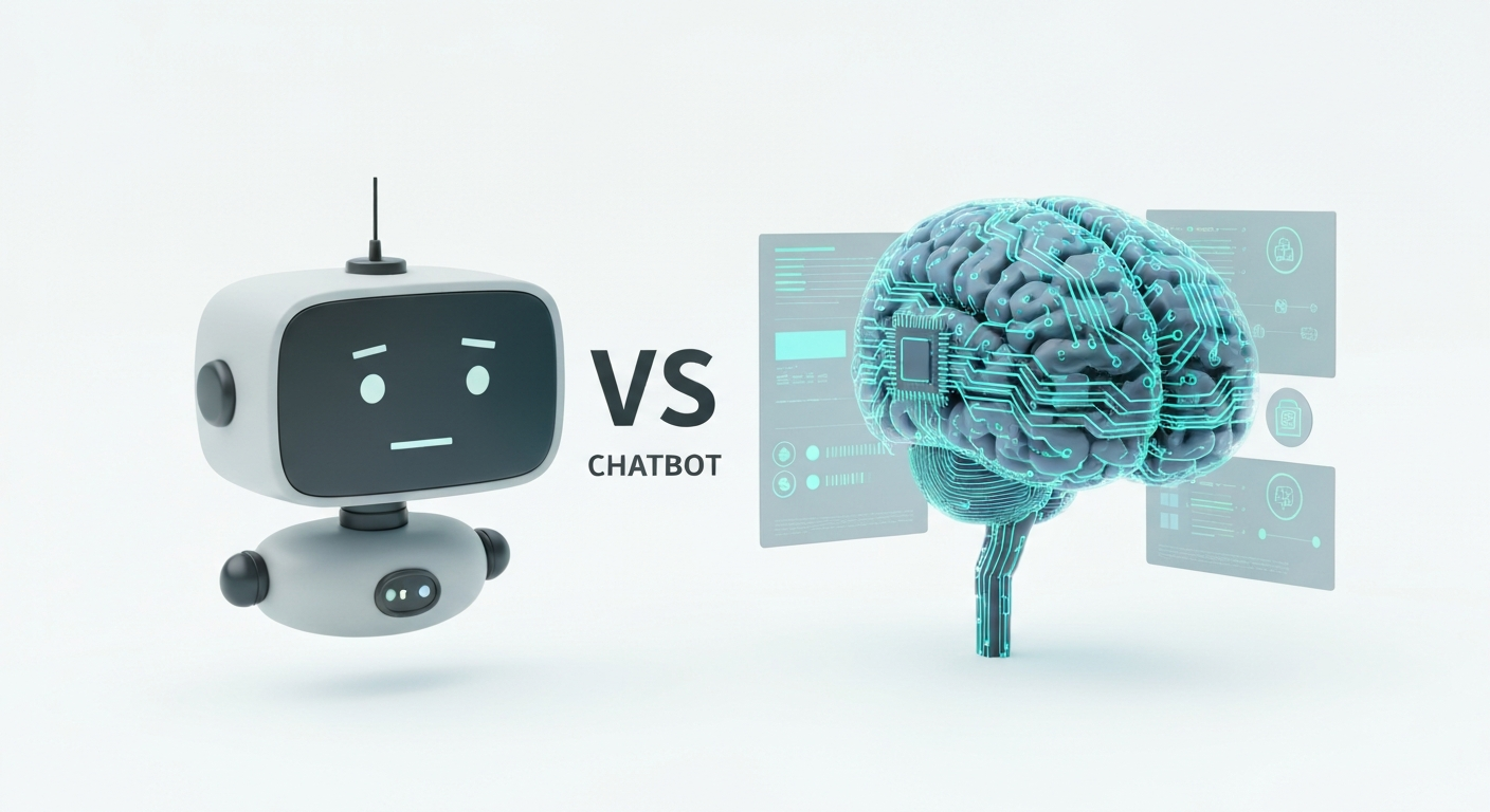 What's the Difference Between a Chatbot and an AI Agent?