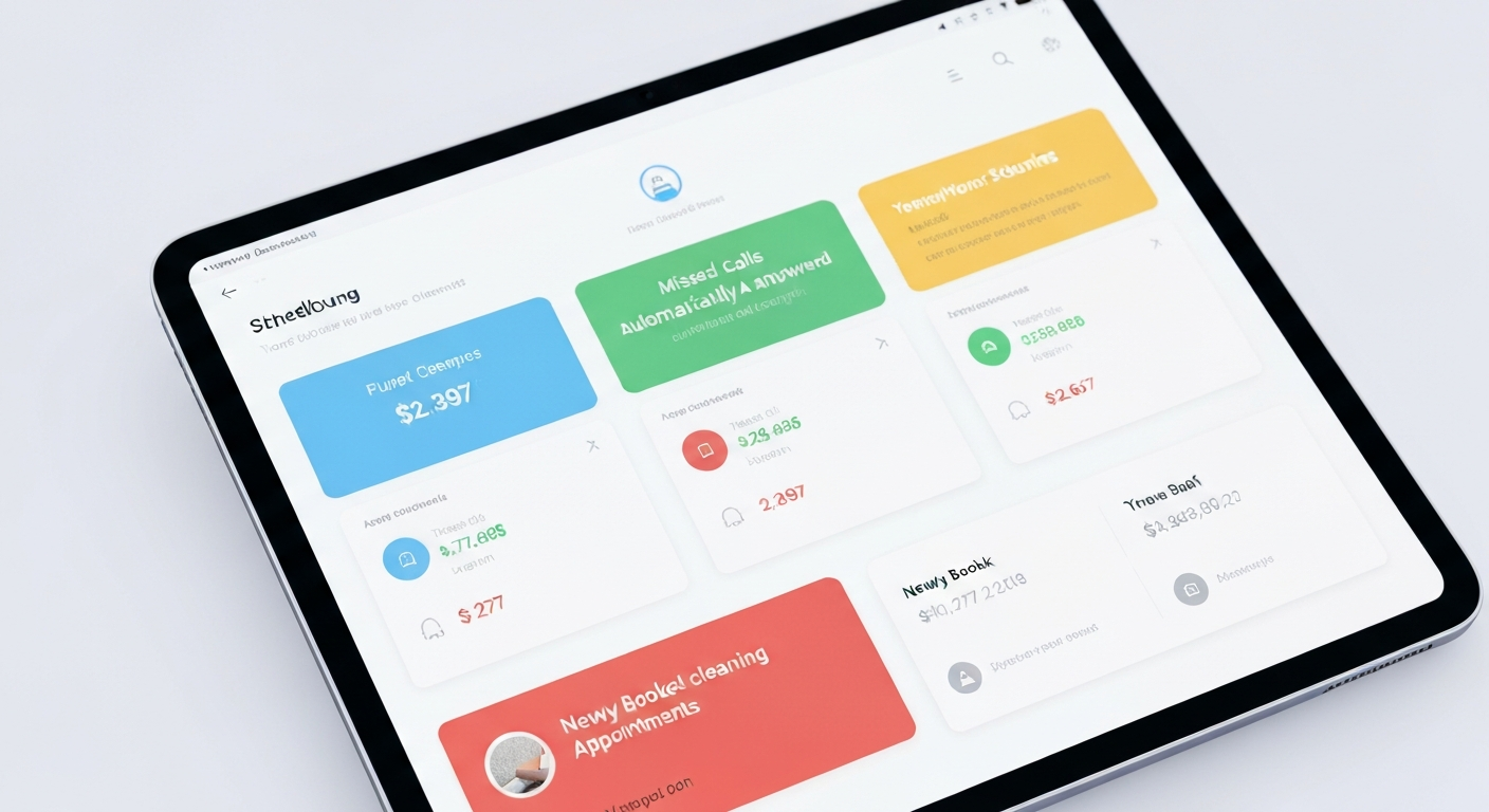 Carpet cleaning AI dashboard