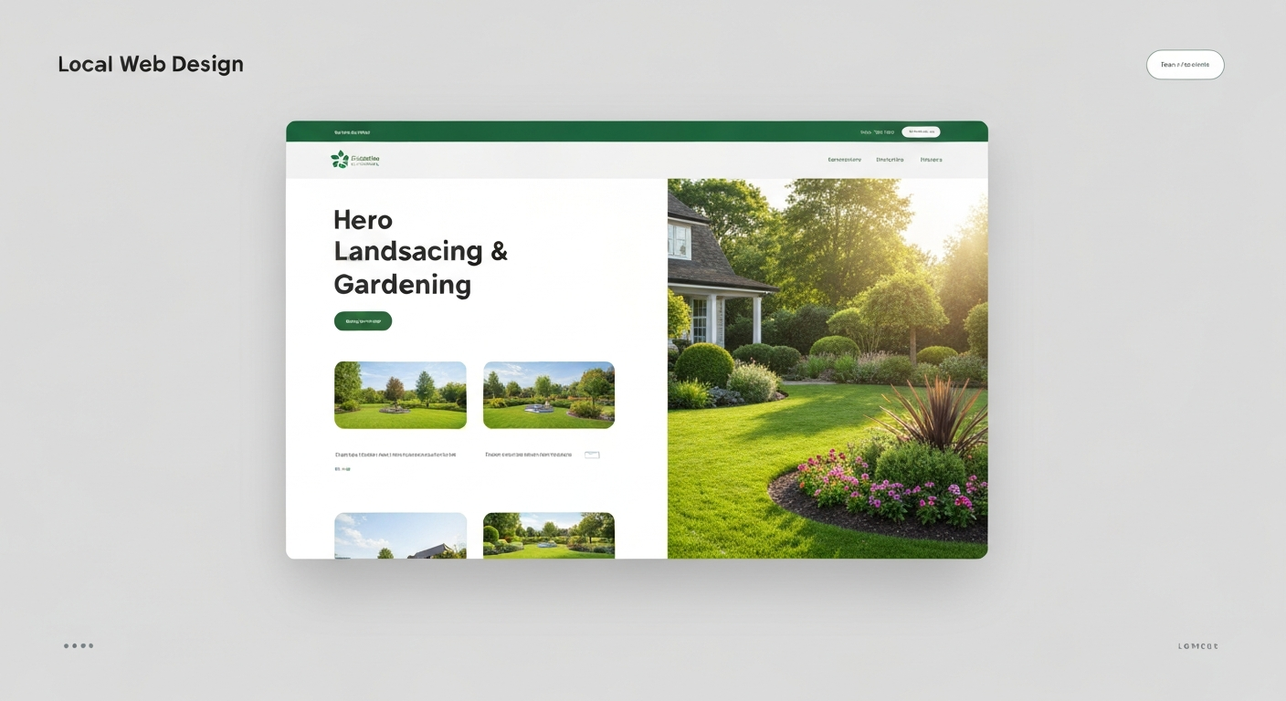 Landscaping Website Example