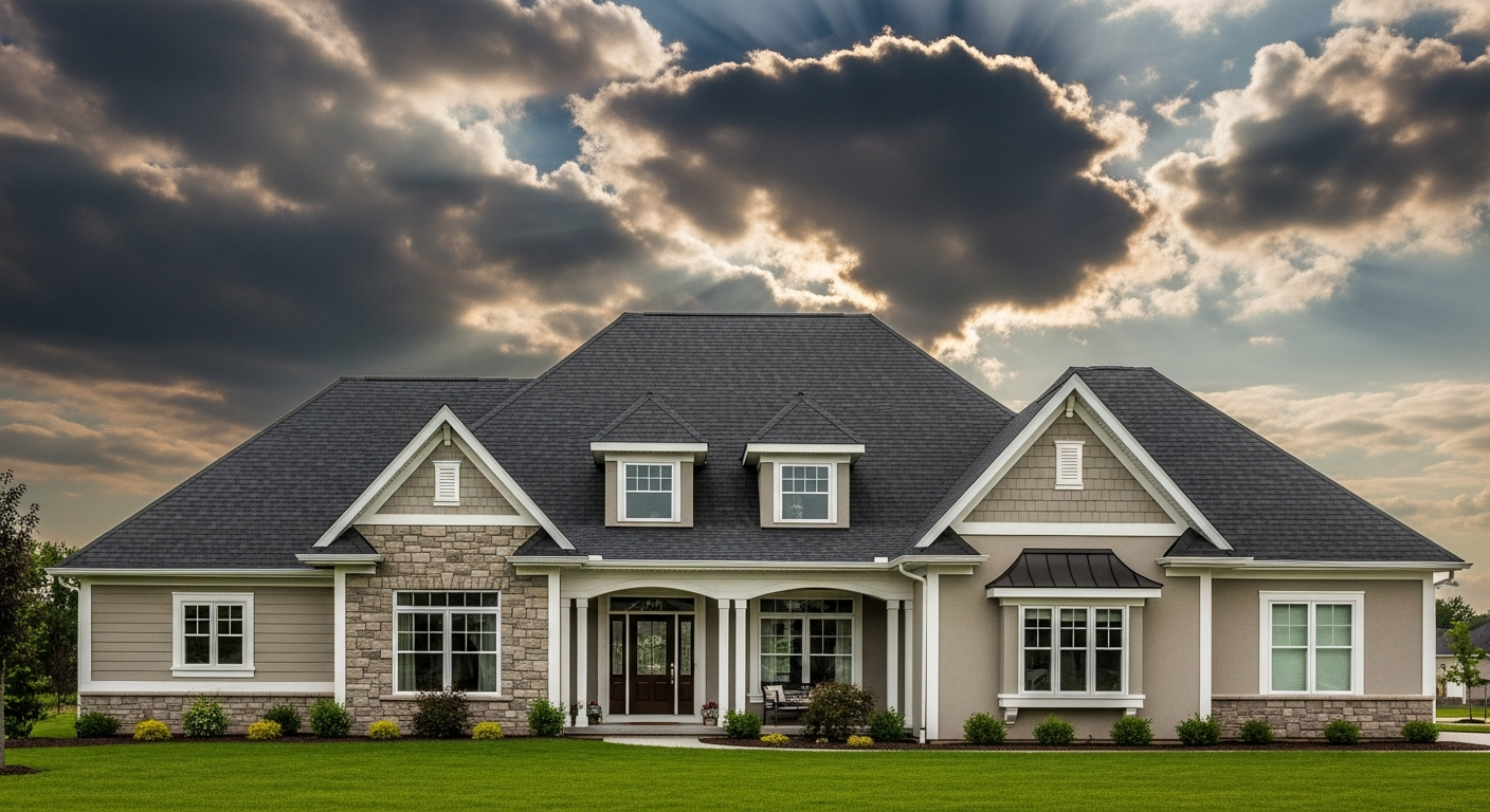 Beautiful home roof