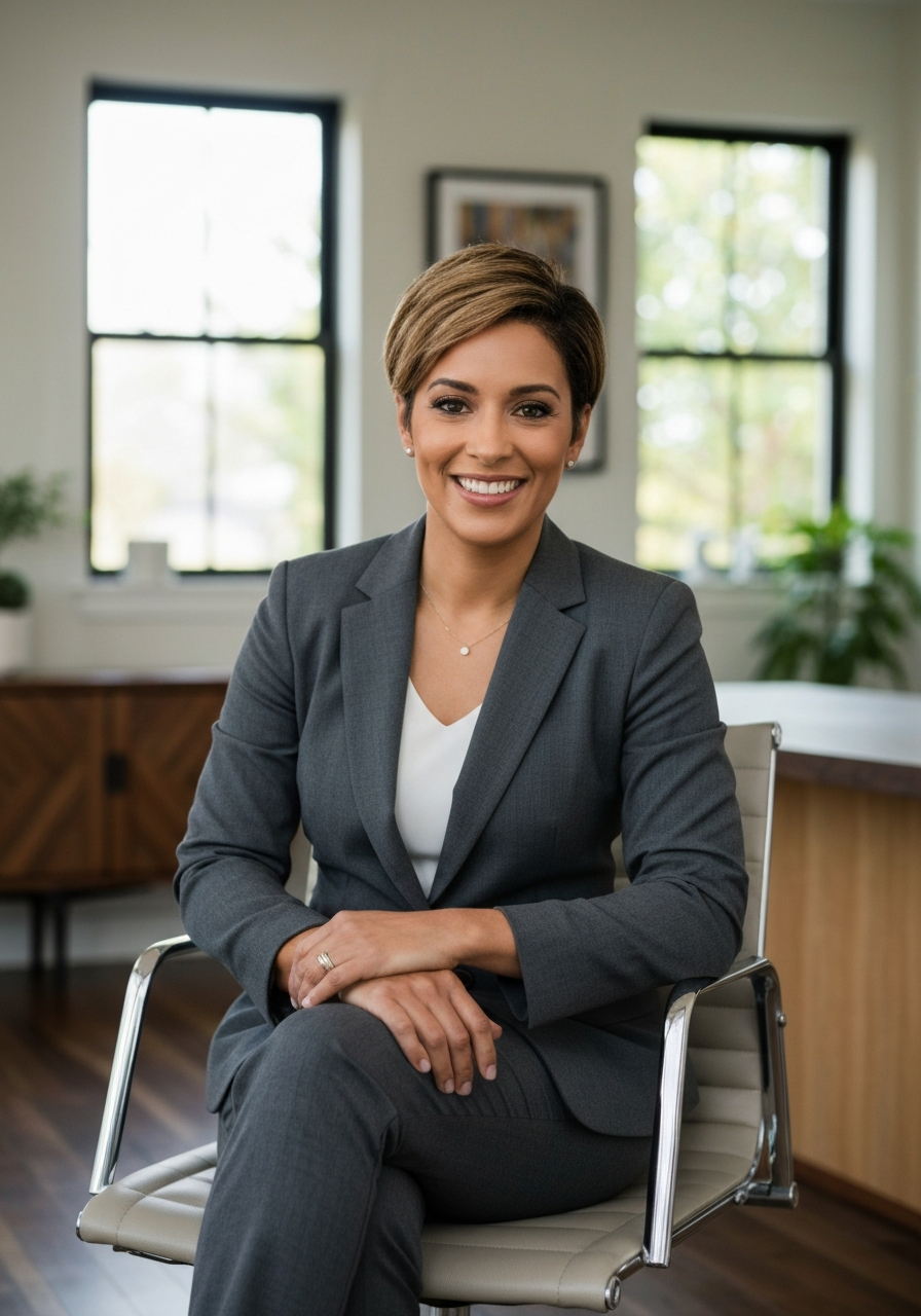 Friendly business consultant ready for strategy session