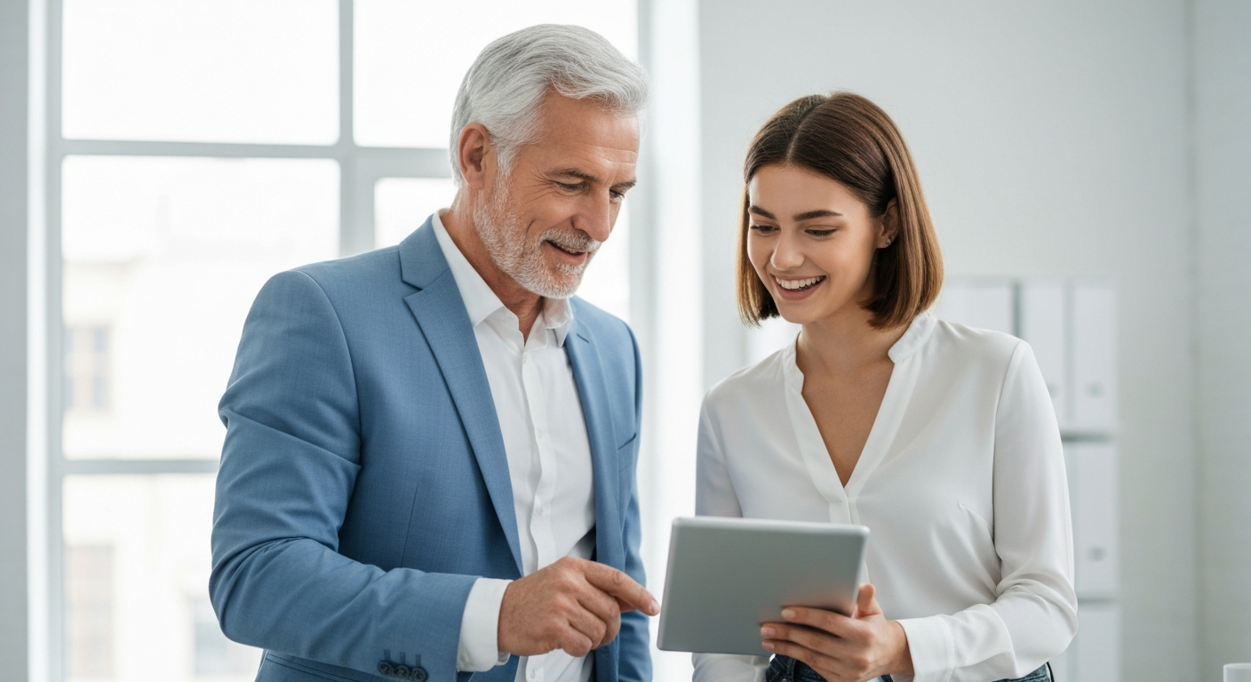 Father and daughter business partners
