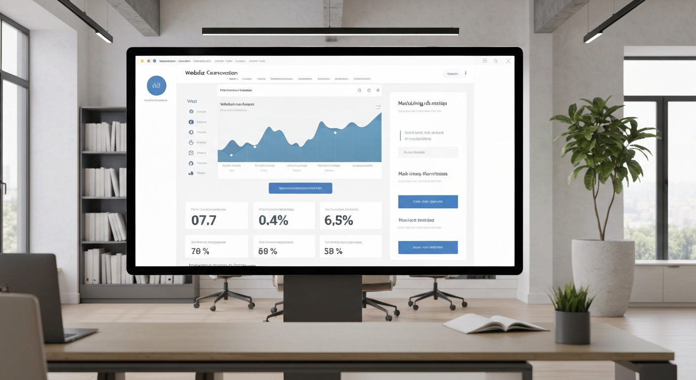 High-Converting Website Dashboard