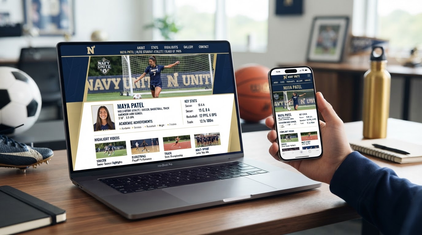 Get Seen: Why Every Serious Student-Athlete Should Have Their Own Website