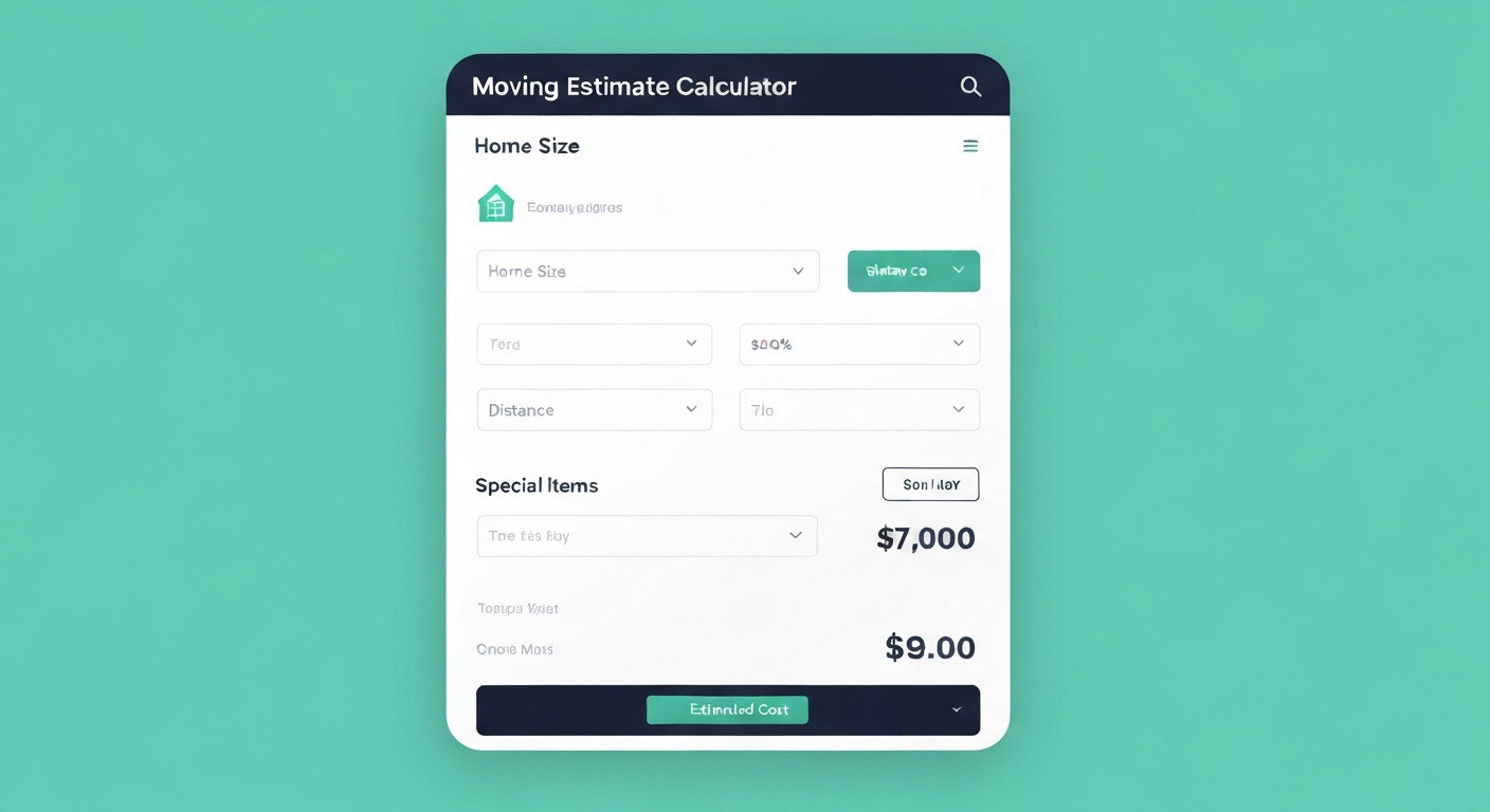 Moving Estimate Calculator