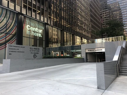 North Side Garage Entrance - 111 E. Wacker Dr.