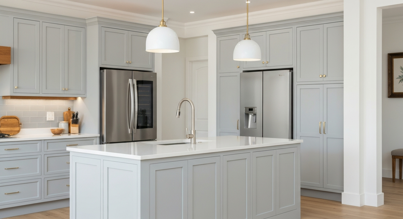 Painted cabinets in Georgetown